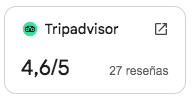 Reseñas Tripadvisor